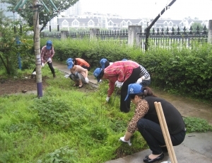 柯桥街道瓜渚湖社区——环境卫生整治活动