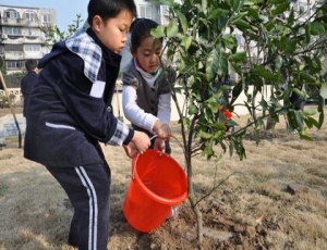 柯桥街道“青春志愿护绿 共建幸福社区 打造印象柯桥”植树节志愿活动