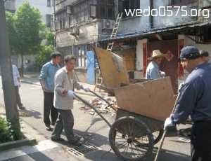 柯福社区环境卫生整治行动