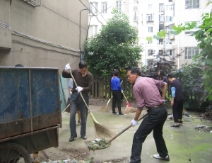 锦湖社区环境卫生整治志愿服务行动（第四期）