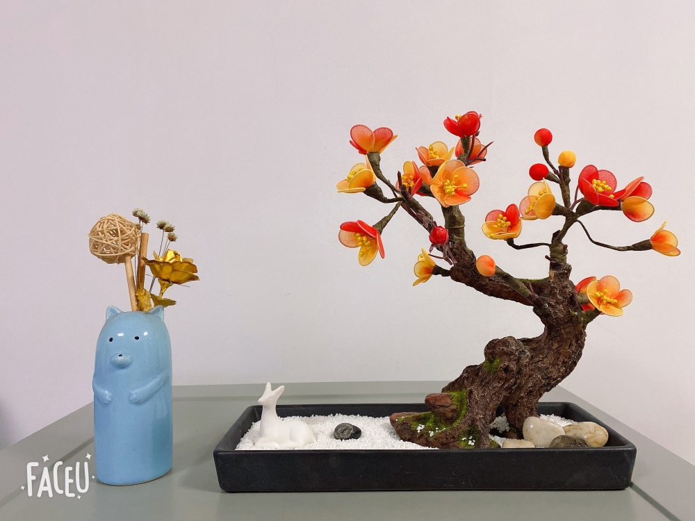 王大姐工作室一一丝网花义卖