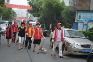 柯桥街道港越社区阳光先锋—在职党员志愿者活动