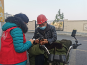 柯福社区开展防疫志愿服务活动