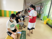 兰亭分院开展节能、反诈宣传活动