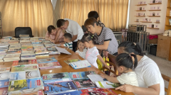 展望村学龄前儿童阅读推广活动