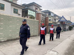 展望村平安巡查志愿活动