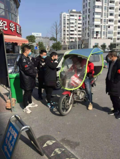 仁让堰疫情期间治安巡逻