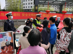 仁让堰安全文明出行宣传活动