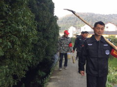 丰项村消防知识技能锻炼