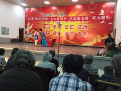 丰项村九九重阳节志愿演出及老人走访活动