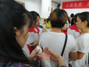 平水镇红十字会救护员培训