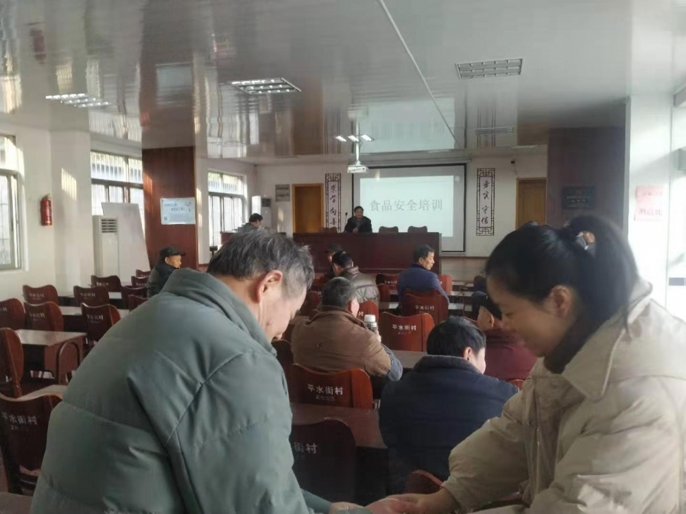 平水街社区食品安全志愿宣教