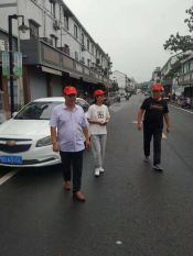 平水街社区齐门经营志愿宣传