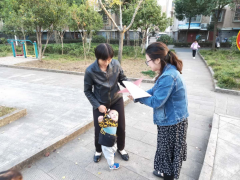 会稽村组织志愿者进行城乡居民医疗保险政策宣传