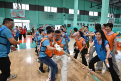 新横溪村开展全面健身，健康中国体育趣味志愿活动