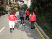 清理电动车自行车乱停乱放现象