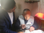 帮助王坛镇青坛村前往杭州市调查陶祖兴烈士事迹
