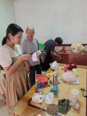 宣传医保电子志愿活动