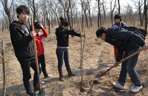 “保护环境，绿化家园”植树志愿活动