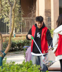 占岙村环境卫生志愿活动