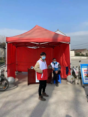 长虹闸村抗疫志愿活动