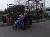 长虹闸村抗疫志愿活动
