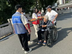 国庆村“端午节”送巧果志愿活动