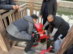 国庆村消防演练活动