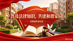 普及法律知识，共建和谐家园志愿宣讲