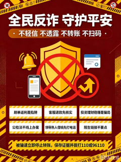 全民反诈，守护安全