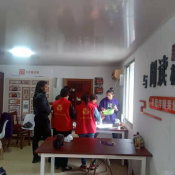 清明节制作艾饺志愿活动