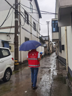 江南村抗台志愿活动