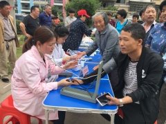 马鞍镇送健康到兴海社区志愿活动