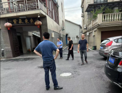 河西岸居迎亚运会文明交通志愿宣传活动