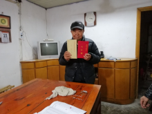 杨江村春节慰问活动