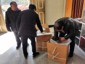志愿者捐赠口罩活动