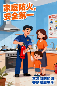 杨江村消防安全知识宣传志愿活动