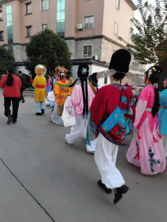 杨汛桥街道杨江村戏曲演出志愿活动