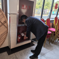 杨江村消防安全检查志愿活动