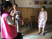 协兴村党员志愿者慰问困难家庭