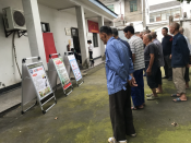 协兴村志愿者为村民防诈骗宣讲