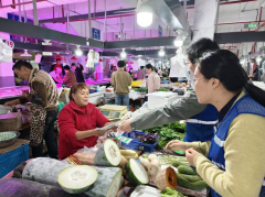 新中泽社区开展食品安全宣传志愿活动