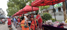 兰亭街道学雷锋志愿行活动