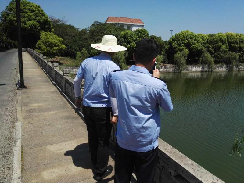 滨海环塘河巡河护水