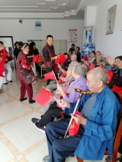 迎国庆 庆中秋关爱老人文艺活动