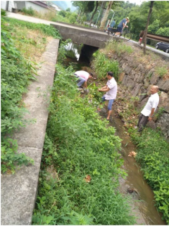 清理河道垃圾志愿活动