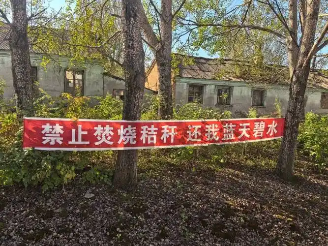 白洋居秸秆禁烧宣传