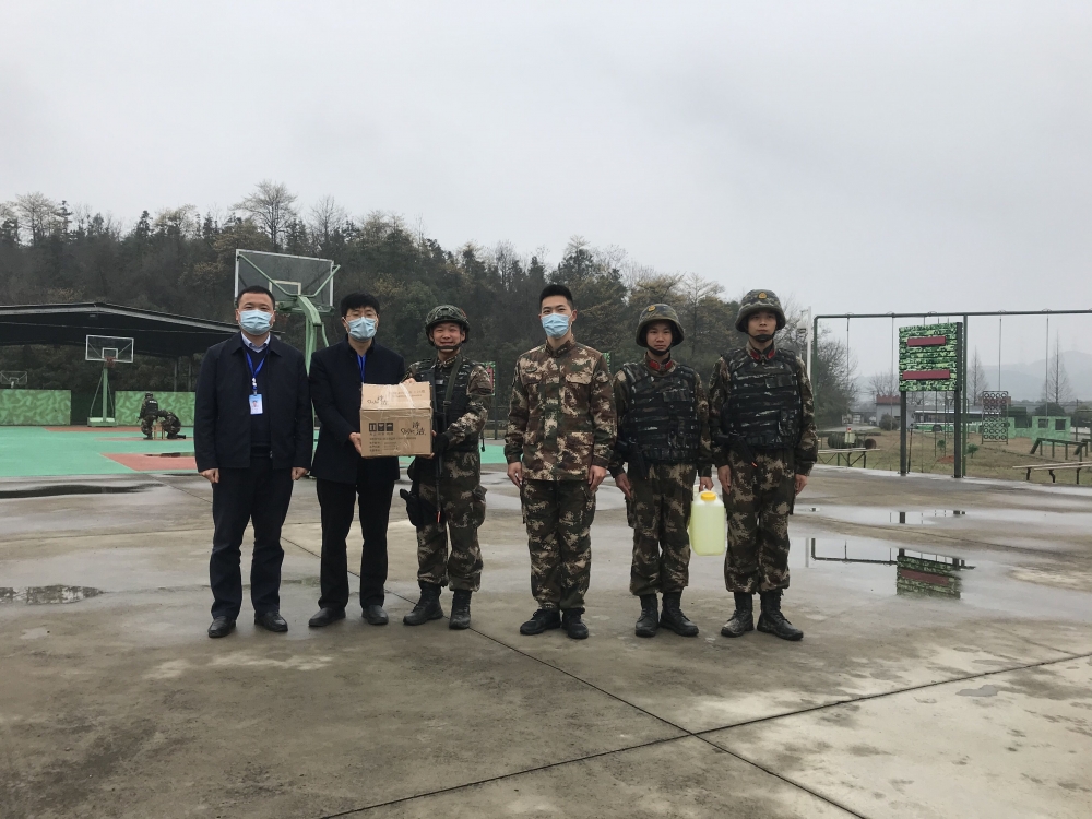 平水分院情系驻地官兵