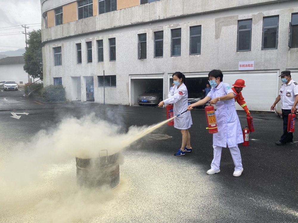 平水分院消防安全培训及应急演习