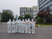 平水分院支援柯桥大规模核酸采样工作